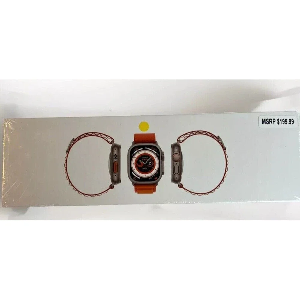 Smart Watch Starlight Sports Orange Band Waterproof, Heart‎ Rate, Bluetooth